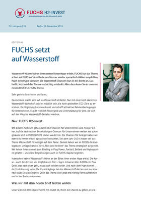 FUCHS H2-Invest | Fuchsbriefe Dr. Hans Fuchs | Zeitschrift | sack.de